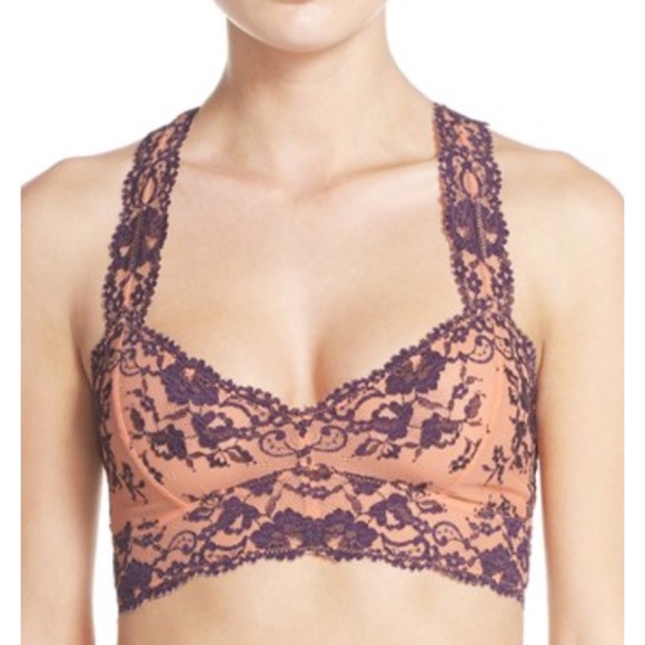 Free People Other - Free People Wild Roses bralette in salmon